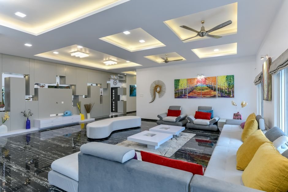 Indian home living room interior